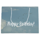 Happy Birthday Sky Große Geschenktüte (Vorderseite)