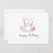 Happy Birthday Snail Postcard Postkarte (Vorne/Hinten)