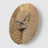 Happy Birthday Snake Clock Große Wanduhr (Winkel)