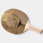 Happy Birthday Snake Ping Pong Paddle Tischtennis Schläger (Seitenansicht)