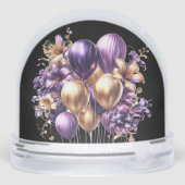 Happy Birthday Snow Globe Schneekugeln (Rückseite)