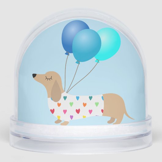 Happy Birthday Snow Globe Schneekugeln (Vorderseite)