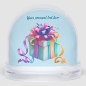 Happy Birthday Snow Globe Schneekugeln (Rückseite)