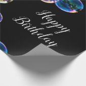 Happy Birthday Soap Bubble Gift Geschenkpapier (Ecke)