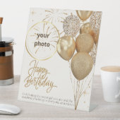 happy birthday sockelschild (In Situ)