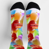 Happy Birthday Socks HAMbyWG Socken (Oben)