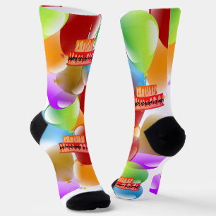 Happy Birthday Socks HAMbyWG Socken