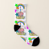 Happy Birthday Socks - Männer und Frauen Socken (Links - Innen)