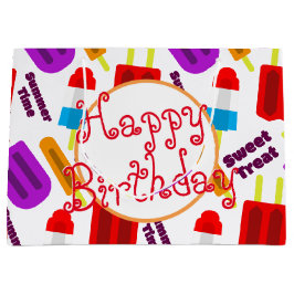 Happy Birthday Sommerzeit Frozen Bar Große Geschenktüte