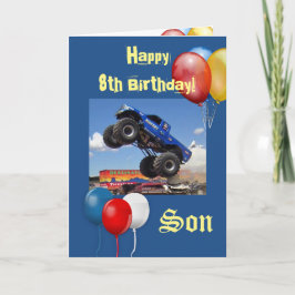 Happy Birthday Son 4X4 Truck Segings Faith Karte