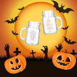 Happy Birthday Son | HALLOWEEN-PARTY Einmachglas<br><div class="desc">Diese halloween Glaskeramik ergänzt das Party Ihres Sohnes. Mit einem orangefarbenen Text auf der Vorderseite und einem lila Text auf der Rückseite. Um auf beiden Seiten zu bearbeiten,  klicken Sie auf die Schaltfläche Personalisieren.</div>