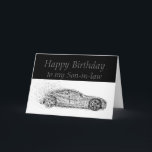 Happy Birthday Son-in-law Classic Cars Vehicles Karte<br><div class="desc">Du bist vielleicht ein Jahr älter,  aber du bist immer noch ein Klassiker. Herzlichen Glückwunsch zum Geburtstag Schwiegersohn für den,  der Autos Liebe,  Autos verkauft oder an Autos arbeitet</div>
