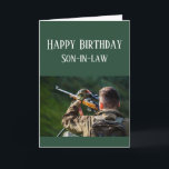 Happy Birthday Son-in-Schwiegerjagd Camouflage Karte<br><div class="desc">Dinge,  die Sie Liebe Glückwunsch zum Geburtstag Schwiegersohn für diejenigen,  die Liebe Jagd draußen,  Natur und oder Wildnis</div>