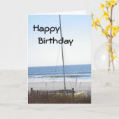 HAPPY BIRTHDAY SON KARTE (Gelbe Blume)