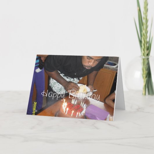 Happy Birthday Son Karte (Vorderseite)