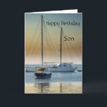 Happy Birthday Son Karte<br><div class="desc">A Sons Birthday Card</div>