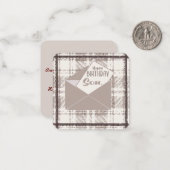 Happy Birthday Son Mitteilungskarte (Vorderseite/Rückseite Beispiel)