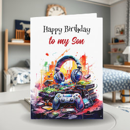 Happy Birthday Son | Videospiel Karte