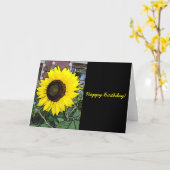 Happy Birthday Sonnenblume Karte (Gelbe Blume)