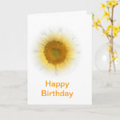 Happy Birthday Sonnenblume Karte (Gelbe Blume)