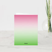 Happy Birthday Soror | AKA Studentinnenverbindung Karte (Rückseite)