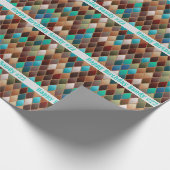 Happy Birthday Southwest Earth Tones Add Name Age Geschenkpapier (Ecke)