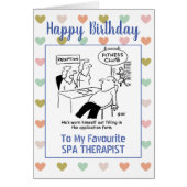 Happy Birthday Spa Therapist (Vorne)