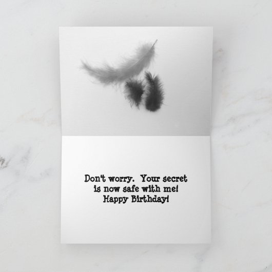 Happy Birthday Spaß Calico Persian Kitty Card Karte (Innenseite)