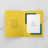 Happy Birthday Special Niece Blau Karte (Innenseite)