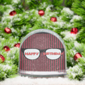 Happy Birthday Spectacles Schneekugeln (Weihnachten)