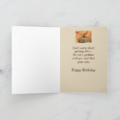 Happy Birthday spezifische Person Spaß Eichhörnche Karte (Innenseite)