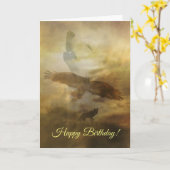 Happy Birthday Spiritual Native American Card Karte (Gelbe Blume)
