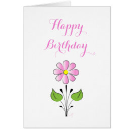 Happy Birthday Sprich es mit einer Blume Adorable