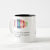Happy Birthday Sprichwörter 9:11 Bibel Verse Zweifarbige Tasse (Vorderseite Links)