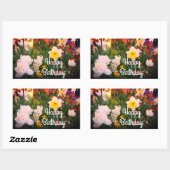 Happy Birthday Spring Flowers #1-1 Stickers (Blatt)