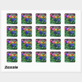 Happy Birthday Spring Flowers #3 Stickers (Blatt)