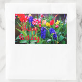 Happy Birthday Spring Flowers #3 Stickers (Tasche)