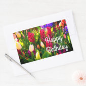 Happy Birthday Spring Flowers #5 Stickers (Umschlag)