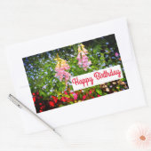 Happy Birthday Spring Flowers #7-2 Stickers (Umschlag)
