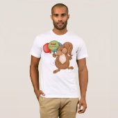 Happy Birthday Squirrel Mens T - Shirt (Vorne ganz)