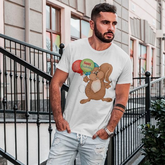 Happy Birthday Squirrel Mens T - Shirt