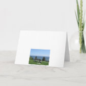 Happy Birthday-St George Bench Karte (Rückseite)