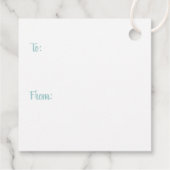 Happy Birthday Standard Poodle Hunde Geschenkanhänger (Rückseite)