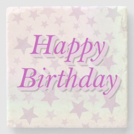 Happy Birthday!! Steinuntersetzer