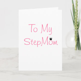 Happy Birthday StepMom! Karte