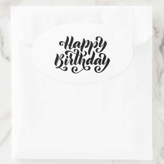 Happy Birthday Sticker (Tasche)
