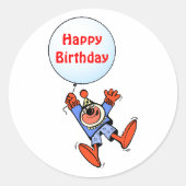 Happy Birthday Sticker (Vorderseite)