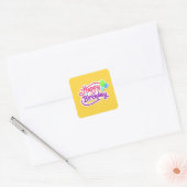 Happy Birthday Sticker (Umschlag)