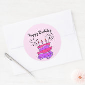 Happy Birthday Sticker (Umschlag)