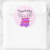 Happy Birthday Sticker (Tasche)